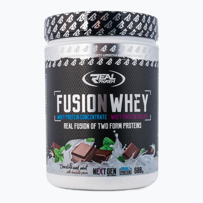 Real Pharm Fusion 600g ciocolată cu mentă 709356