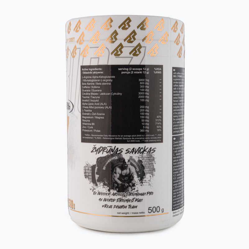 Real Pharm pre-antrenament Big Z 500g cola-cires 710130 3