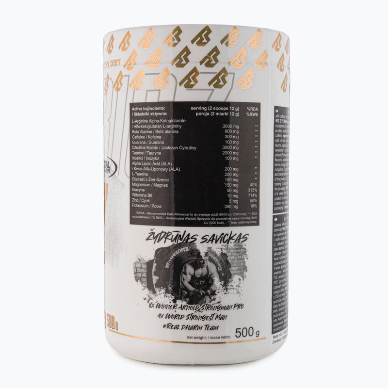 Real Pharm Big Z pre-antrenament 500g lămâie-portocaliu 710147 2