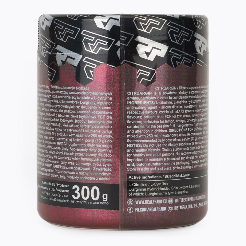 Citrulină Real Pharm Citrulină + Arginină 300 g orange 2