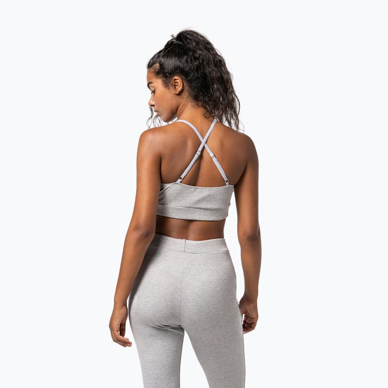 Sutien de fitness Carpatree Rib gri CP-CRB-G-178 2