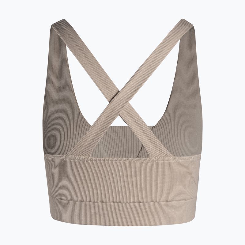 Sutien de fitness Carpatree Mellow Rib bej CPW-SB-179-BE 2