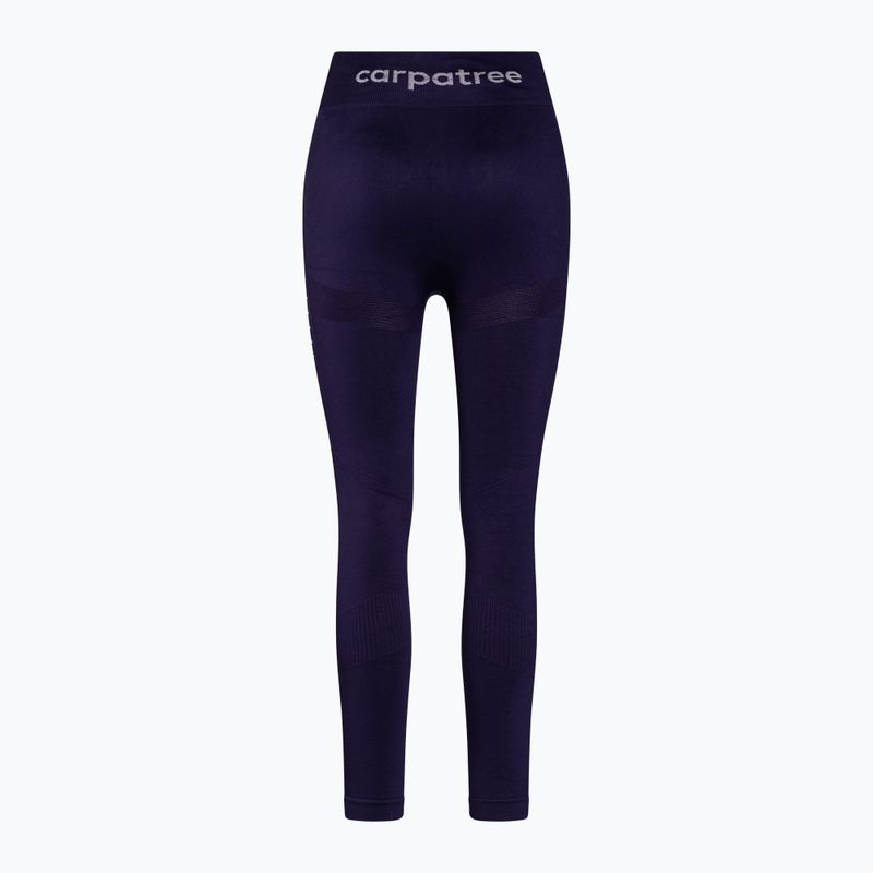 Colanți fără cusături pentru femei Carpatree Phase Seamless violet CP-PSL-RP 2