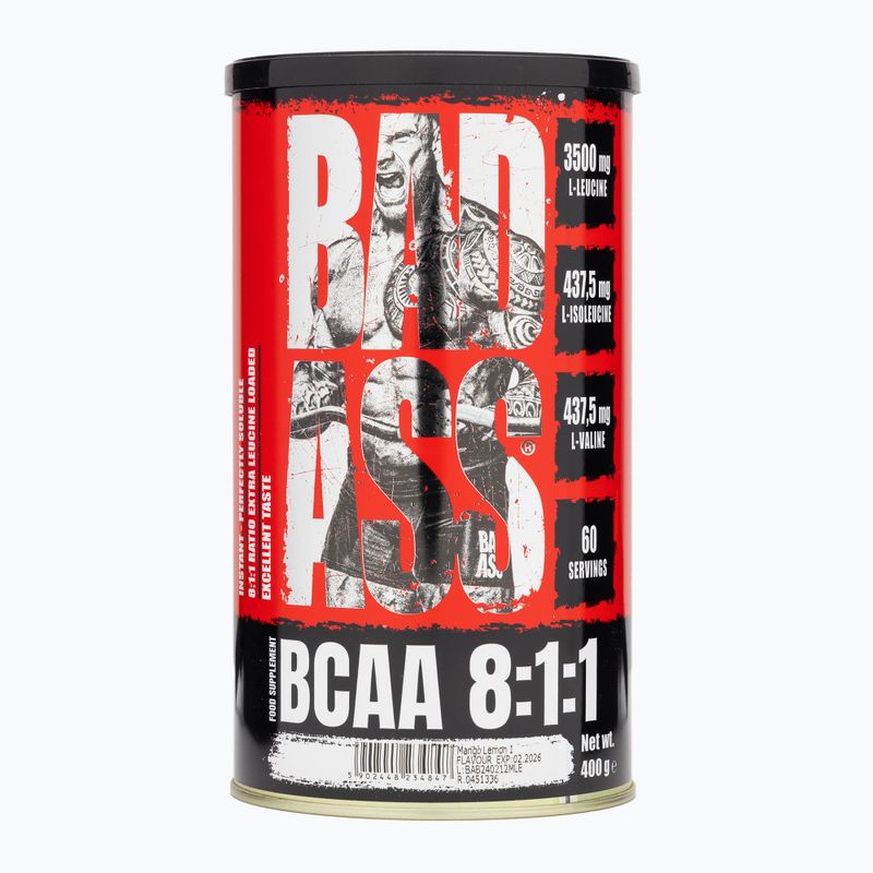 Aminoacizi Fitness Authority Bad Ass Bcaa 8 400 g mango/lemon