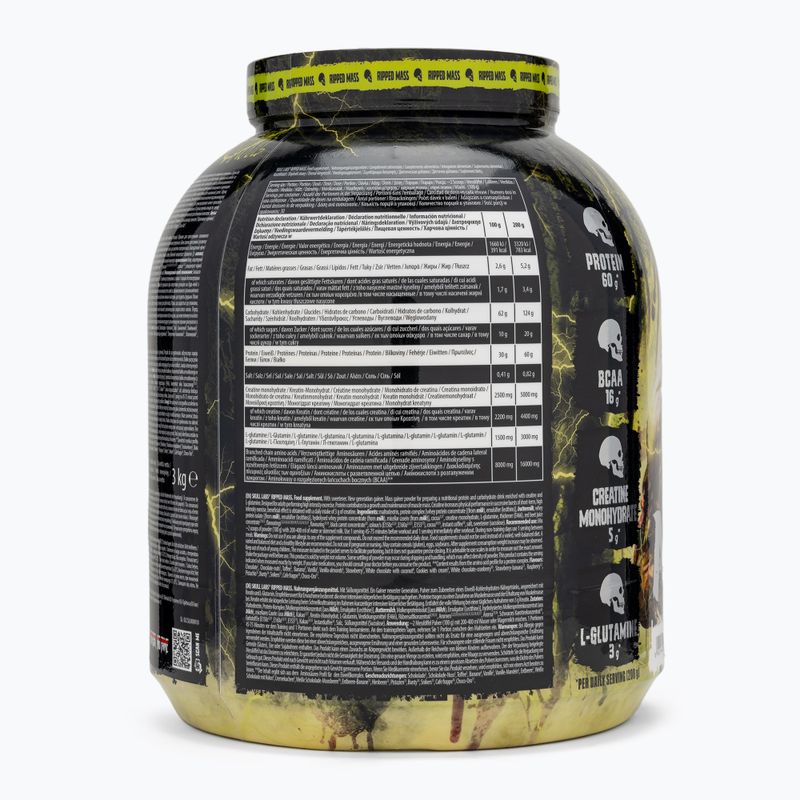 Gainer Fitness Authority Skull Labs Ripped 3 kg strawberry 2