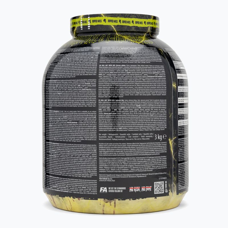 Gainer Fitness Authority Skull Labs Ripped 3 kg strawberry 3