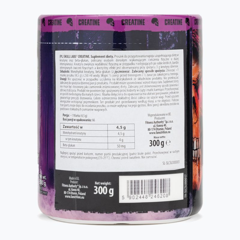 Creatină Fitness Authority Skull Labs Creatine 300 g 2