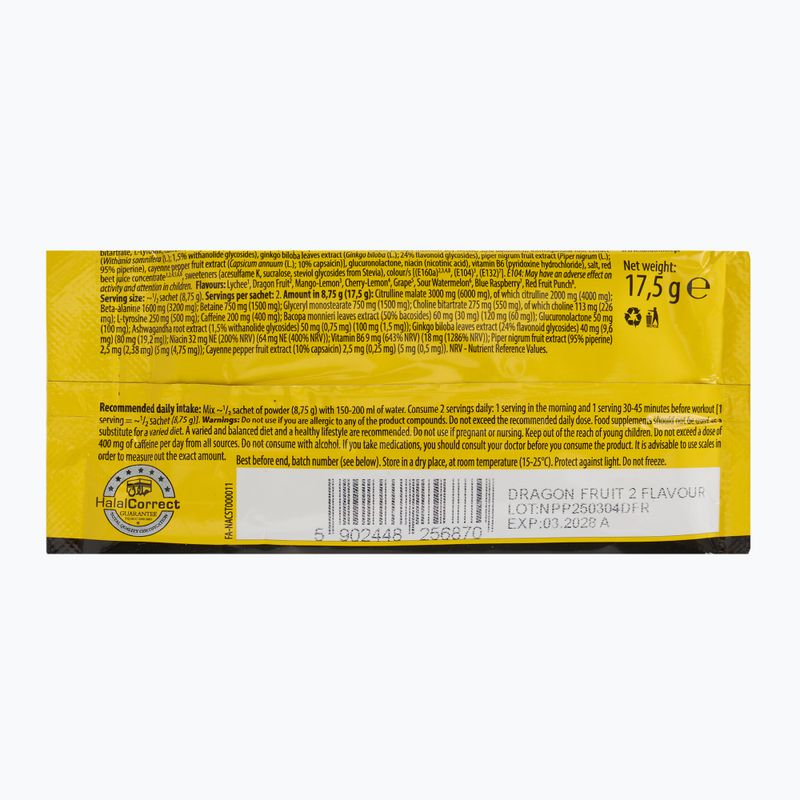 Pre-antrenament Fitness Authority Napalm Pre-Contest Pumped 17,5 g dragon fruit 2