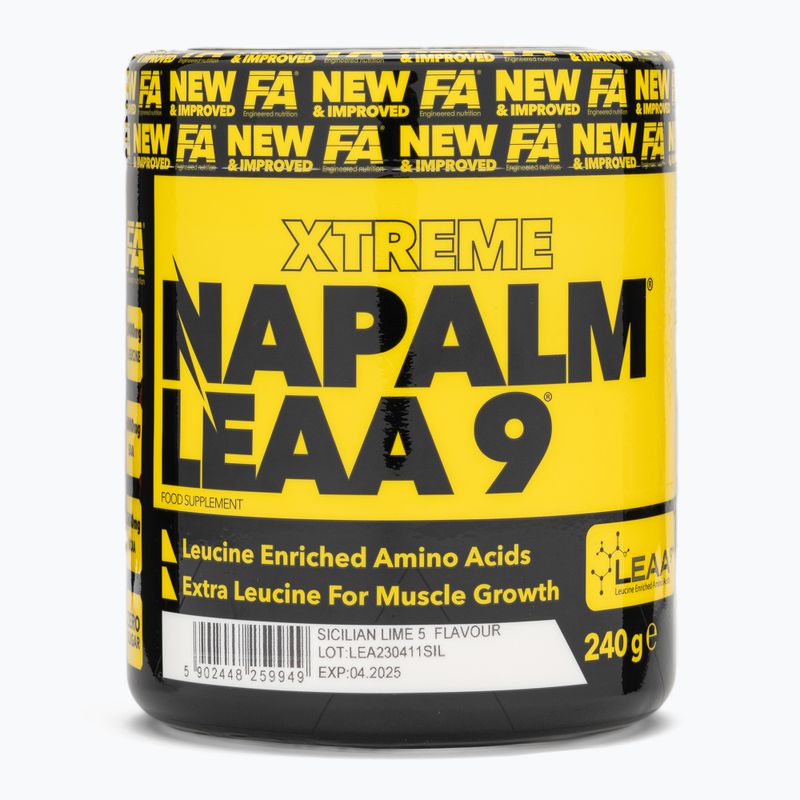 Aminoacizi Fitness Authority Napalm Leaa9 240 g sicilian lime