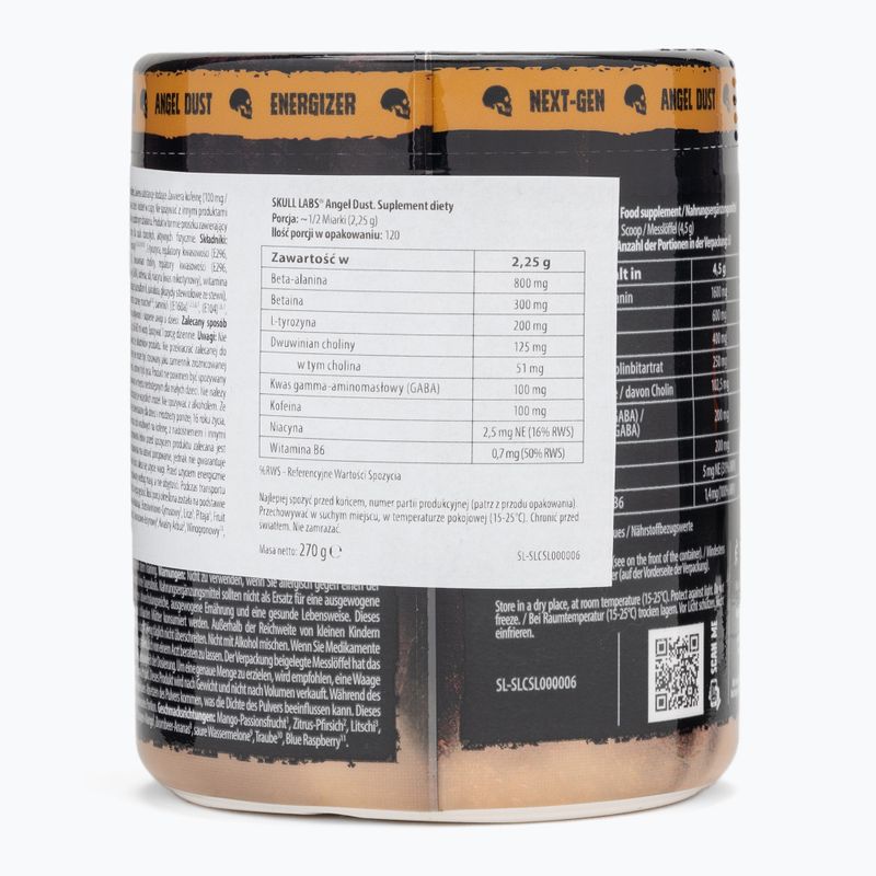 Preantrenament Fitness Authority Skull Labs Ange Dust 270 g mango/lemon 2