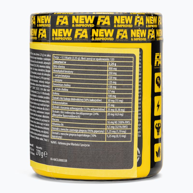 Preantrenament Fitness Authority Napalm Energizer 270 g mango/lemon 2