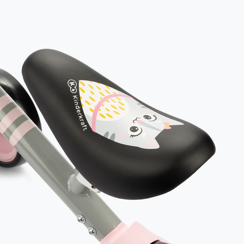 Bicicletă fără pedale pentru copii Kinderkraft Cutie, roz, KKRCUTIPNK0000