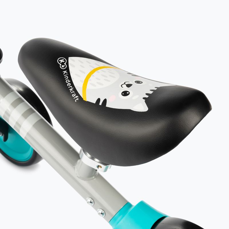 Bicicletă fără pedale pentru copii Kinderkraft Cutie, turcoaz, KKRCUTITRQ0000 4