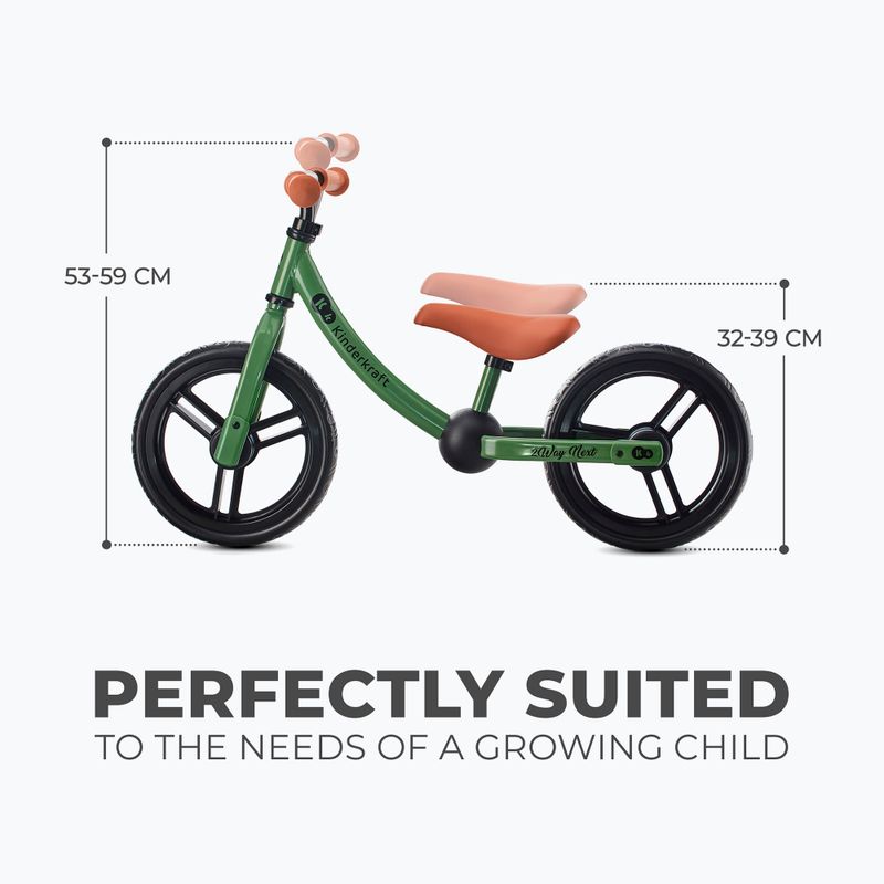 Kinderkraft 2Way Next bicicletă de jogging verde deschis Kinderkraft 2Way Next 8