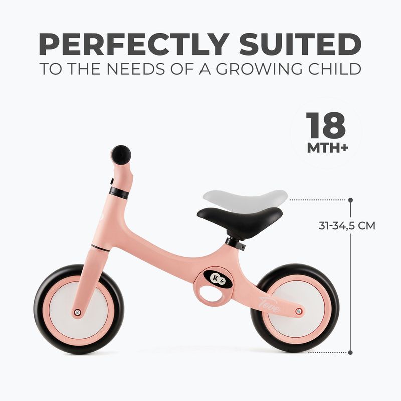 Bicicletă de echilibru Kinderkraft Tove rose pink 8