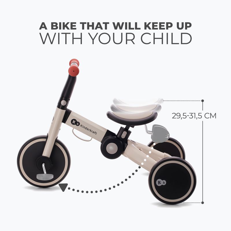 Kinderkraft tricicletă de cross-country 4TRIKE gri 10