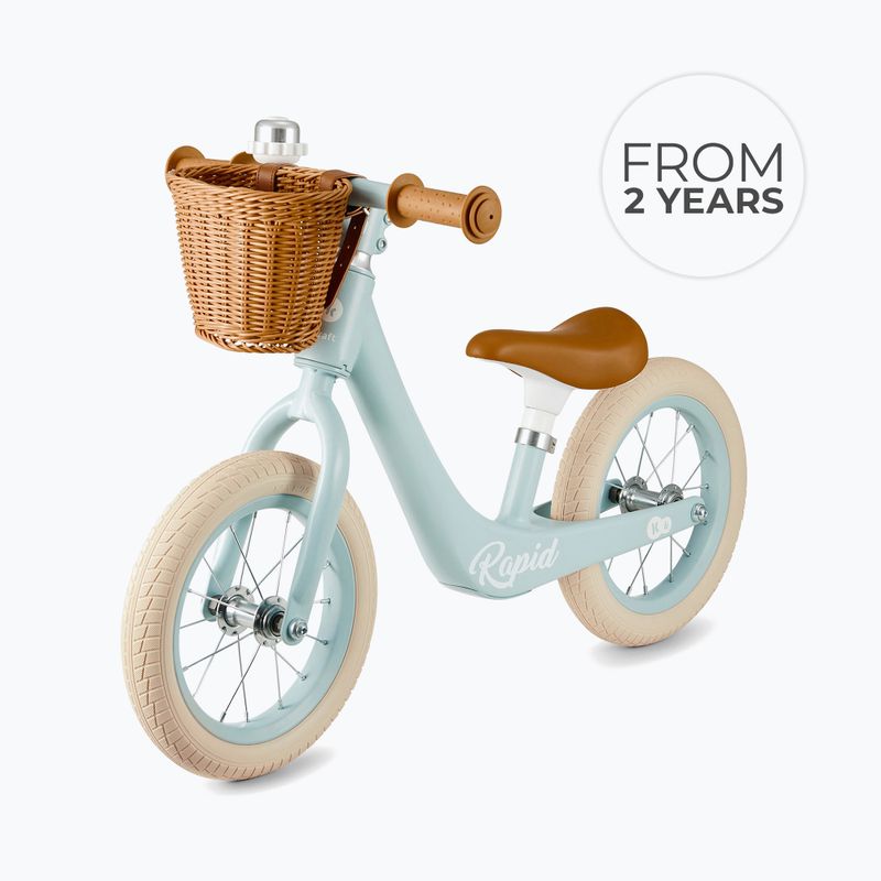 Bicicletă de echilibru Kinderkraft Rapid 2 blue breeze 15