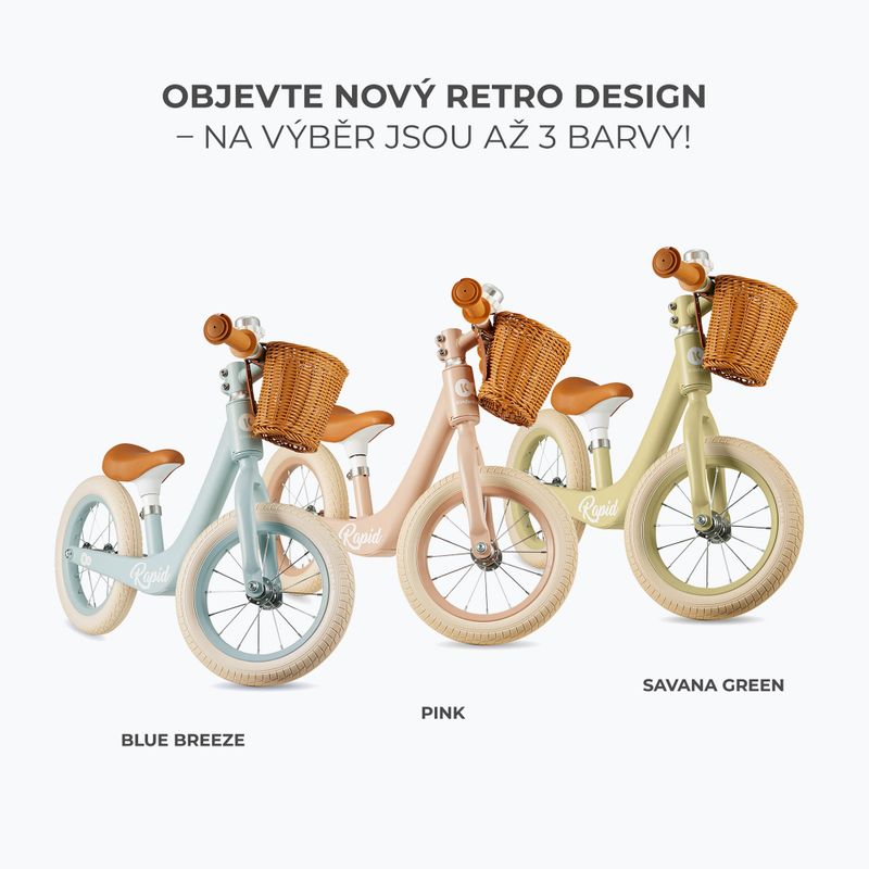 Bicicletă de echilibru Kinderkraft Rapid 2 pink 7
