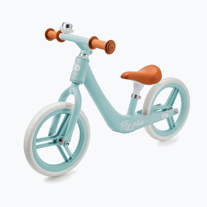 Bicicletă de echilibru Kinderkraft Fly Plus baby blue 2