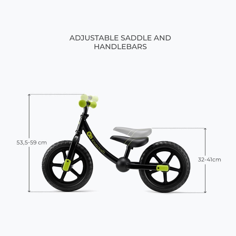 Bicicletă de echilibru Kinderkraft 2Way Next black 3