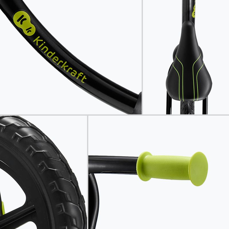Bicicletă de echilibru Kinderkraft 2Way Next black 6