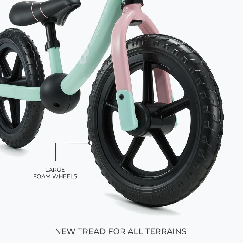 Bicicletă de echilibru Kinderkraft 2Way Next candy mint 4