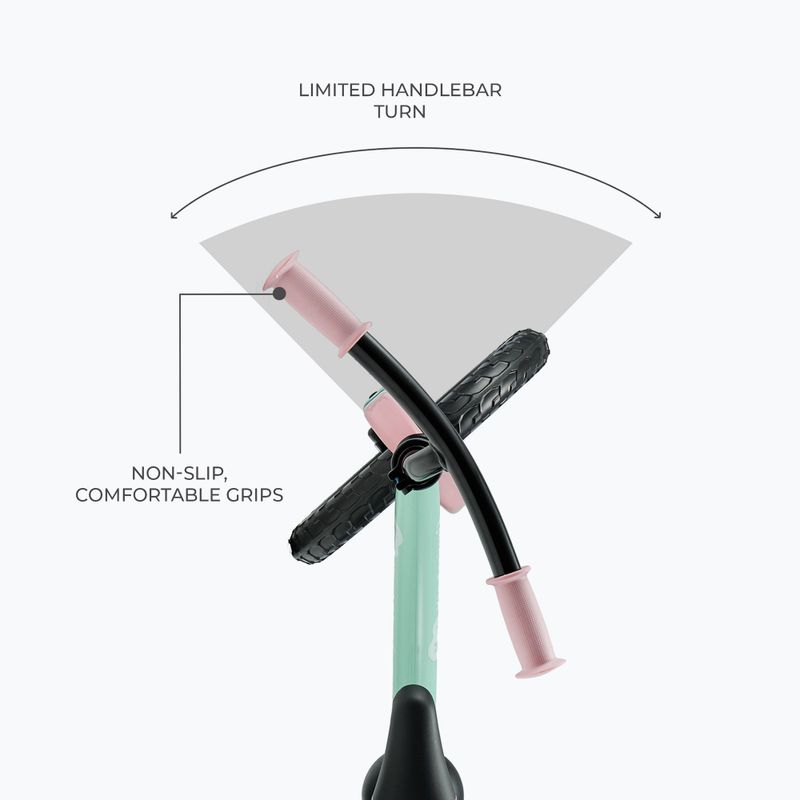 Bicicletă de echilibru Kinderkraft 2Way Next candy mint 6