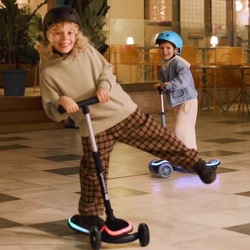 Trotinetă cu trei roți pentru copii Kinderkraft Raket black 11