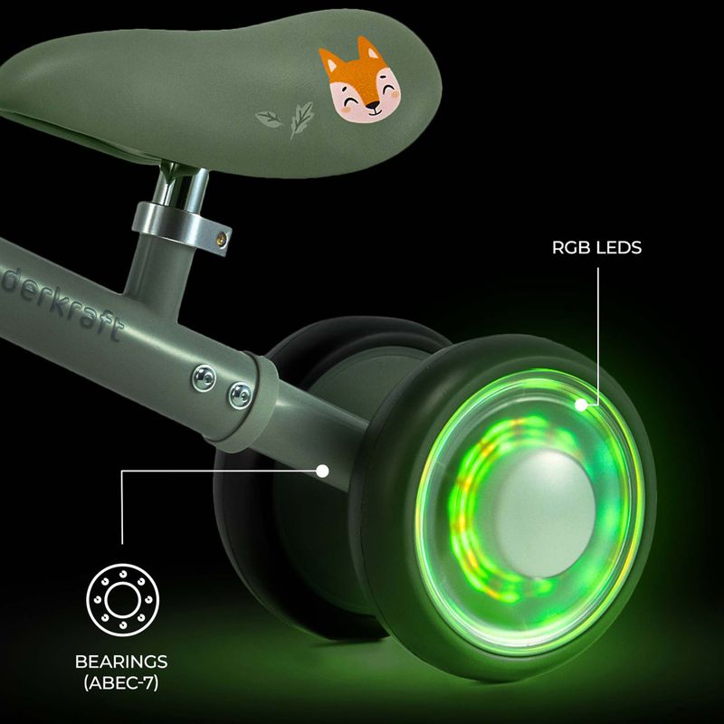 Bicicletă de echilibru Kinderkraft Cutie Flash green 7