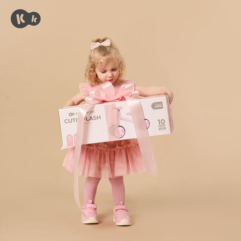 Bicicletă de echilibru Kinderkraft Cutie Flash pink 9