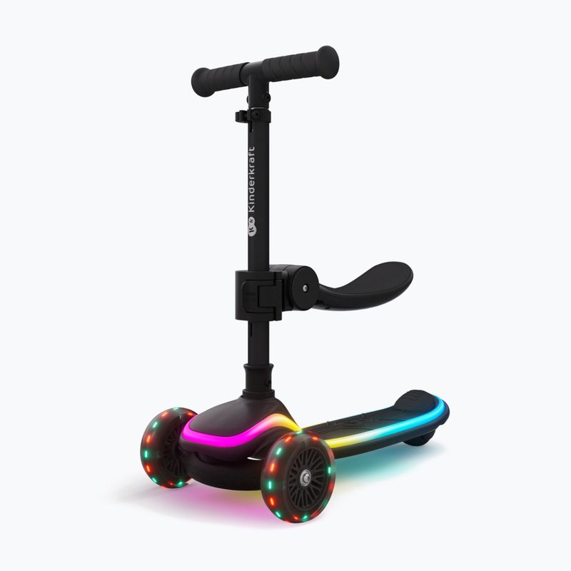 Trotinetă cu trei roți pentru copii Kinderkraft Raket Up black 3