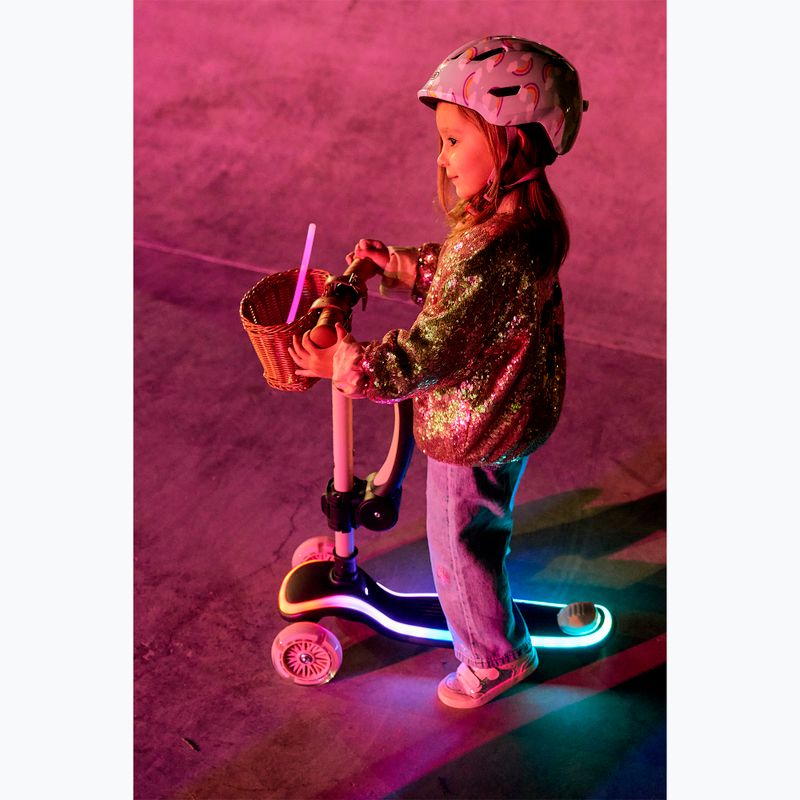 Trotinetă cu trei roți pentru copii Kinderkraft Raket Up pink 14