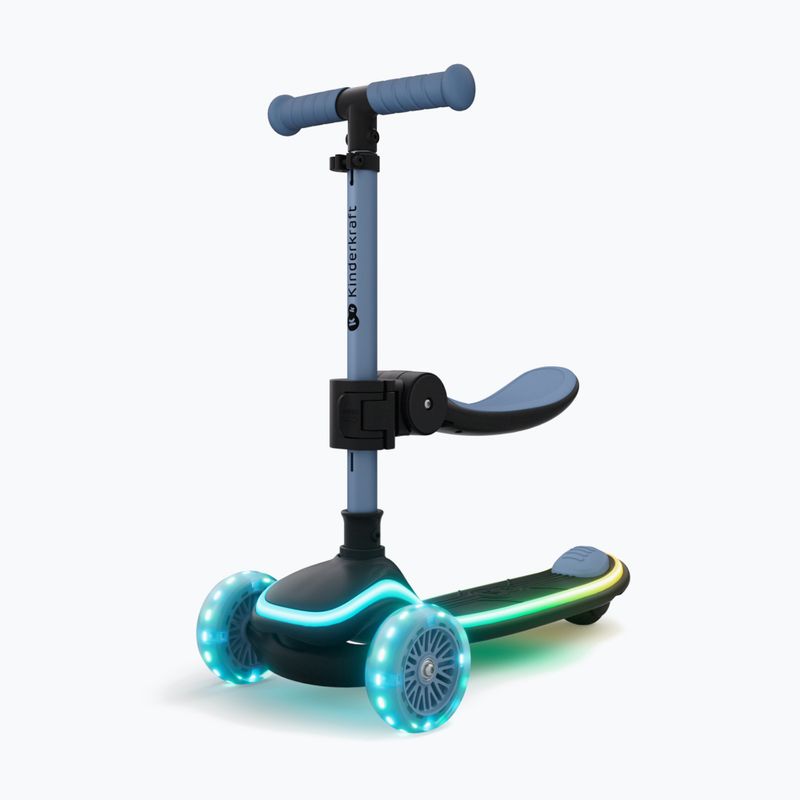 Trotinetă cu trei roți pentru copii Kinderkraft Raket Up blue 6