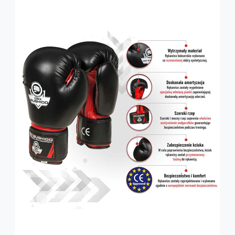 DBX BUSHIDO mănuși de box ARB-407 negru