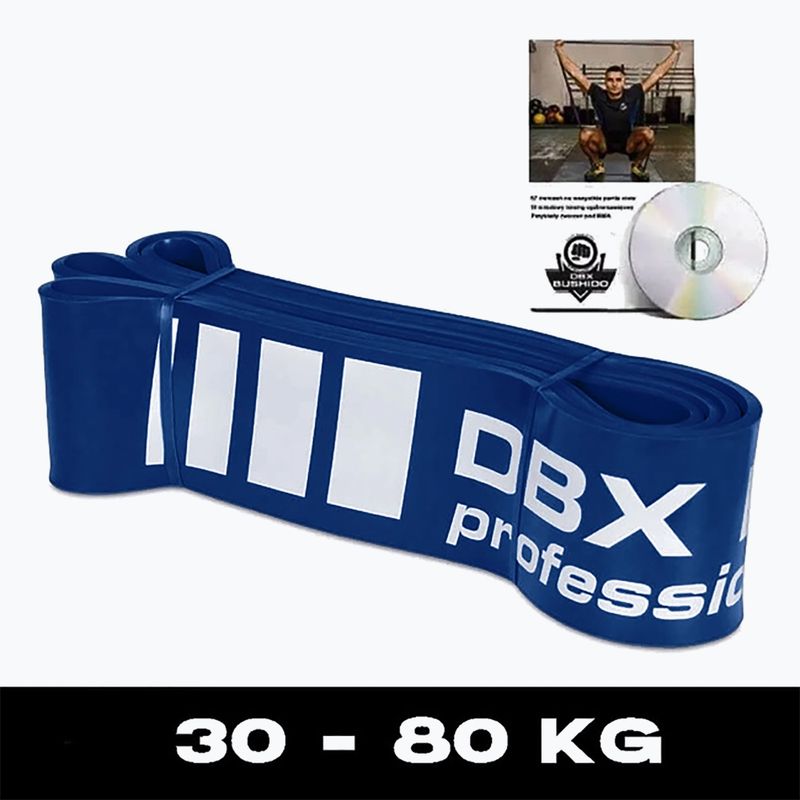 Bushido Power Band exercițiu de cauciuc verde 64 5