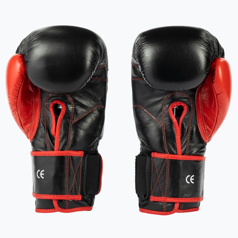 Mănuși din piele Bushido sparring Training, negru, ARB-415 14oz 2