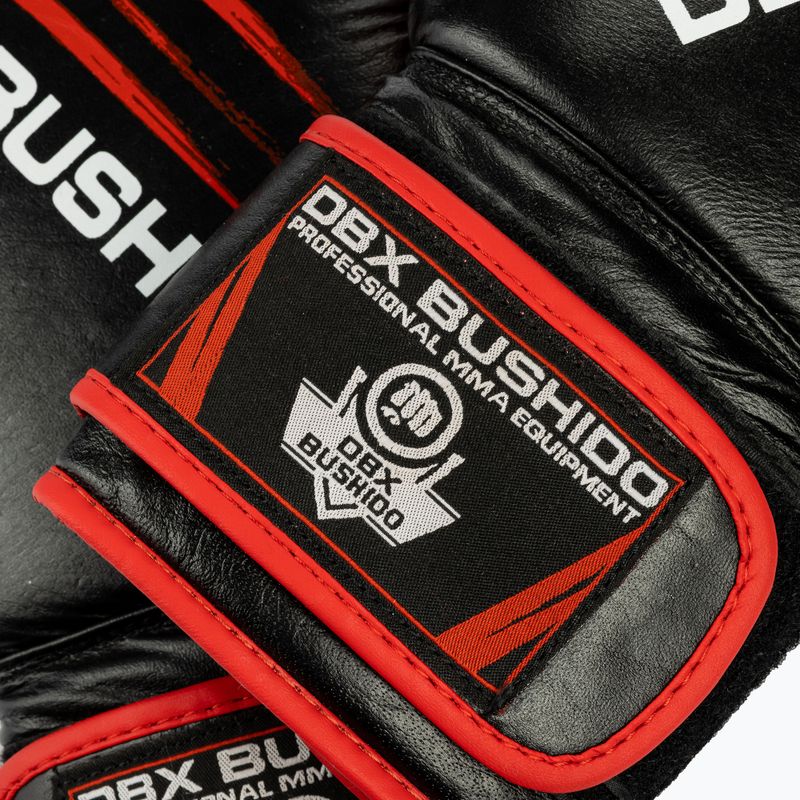 Mănuși din piele Bushido sparring Training, negru, ARB-415 14oz 5