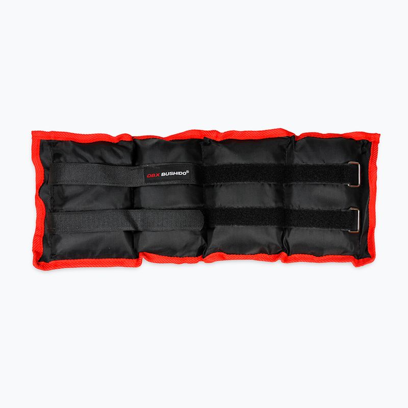 Set de greutăți Bushido pentru gleznă și încheietura mâinii negru- 2x2kg OB2 3