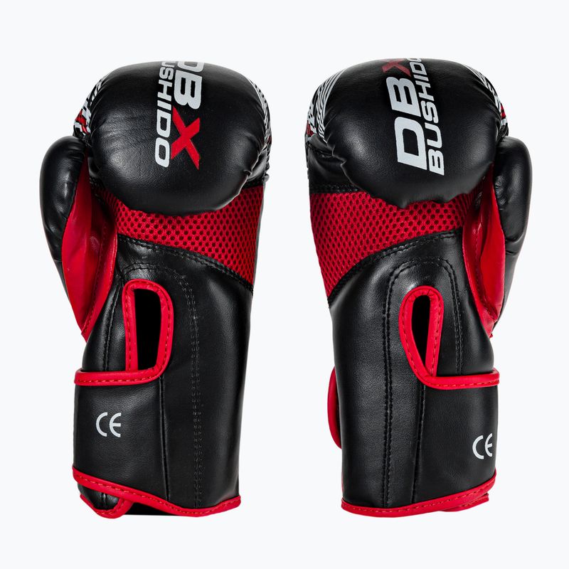 Bushido ARB-407v2 mănuși de box pentru copii negru și roșu 2