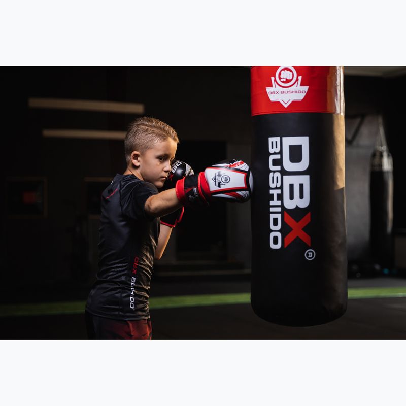 Bushido ARB-407v2 mănuși de box pentru copii negru și roșu 11