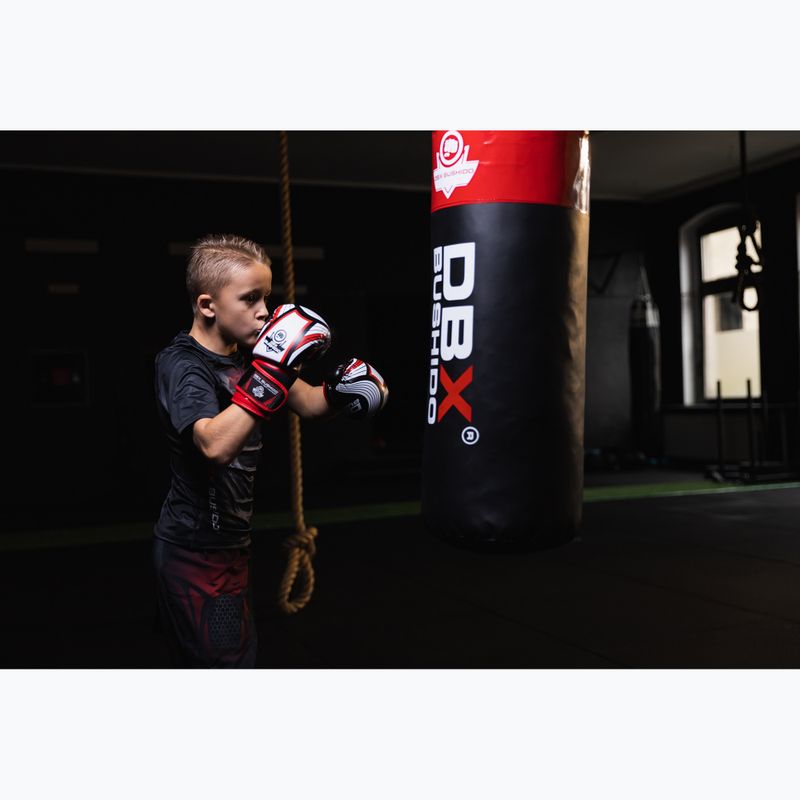 Bushido ARB-407v2 mănuși de box pentru copii negru și roșu 12