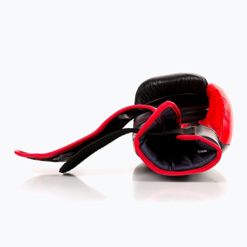 Mănuși din piele Bushido sparring Training, negru, ARB-415 14oz 10