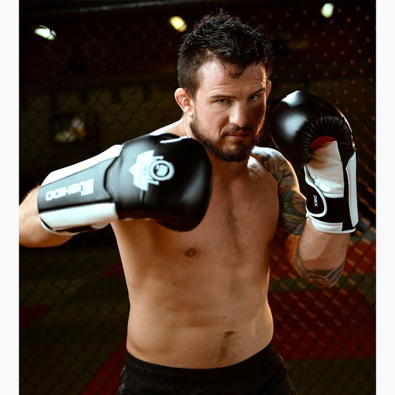 Mănuși de box BDX BUSHIDO B-3W negru/alb