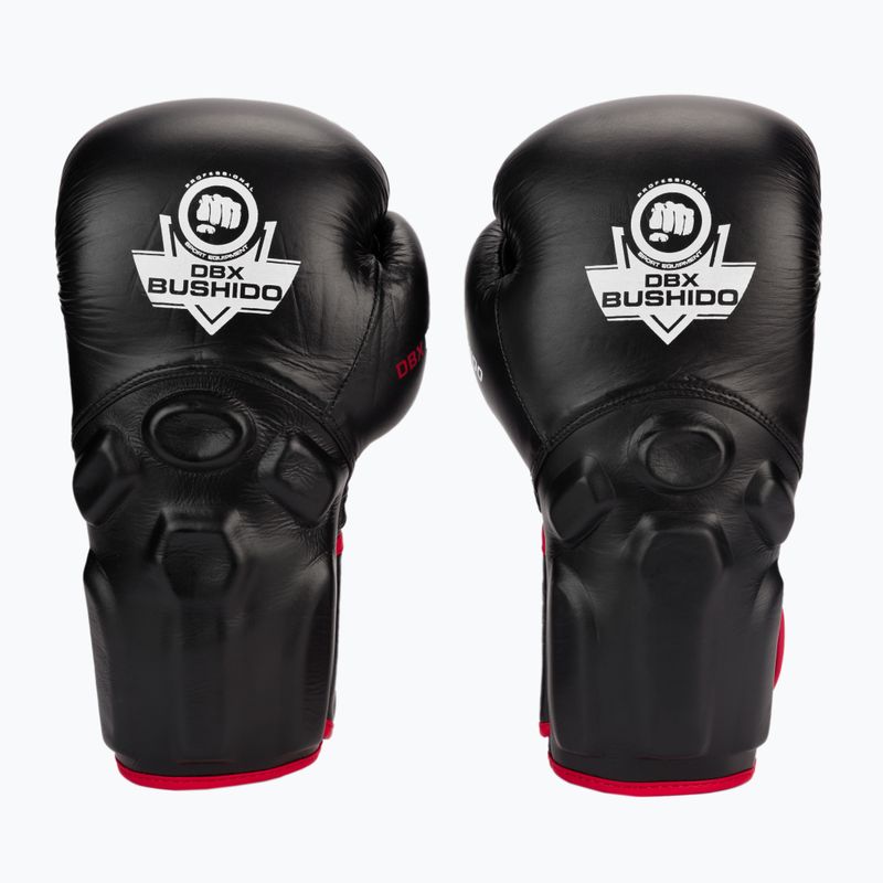 Mănuși de box cu sistem Wrist Protect Bushido, negru, Bb2-12oz