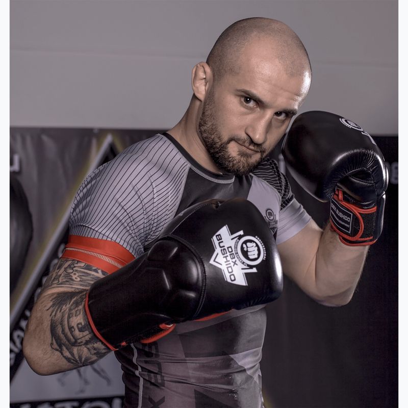 Mănuși de box cu sistem Wrist Protect Bushido, negru, Bb2-12oz 20