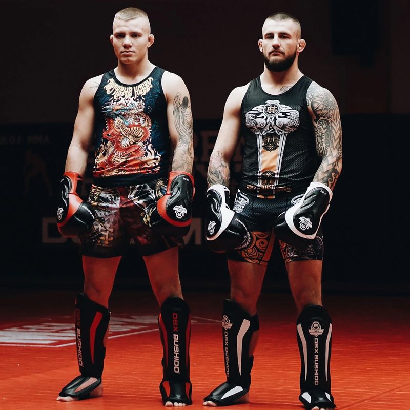 Mănuși de box cu sistem Wrist Protect Bushido, negru, Bb4-12oz 11