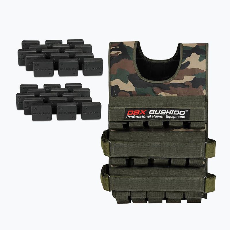 Bushido gilet cu greutăți DBX-W-6C moro