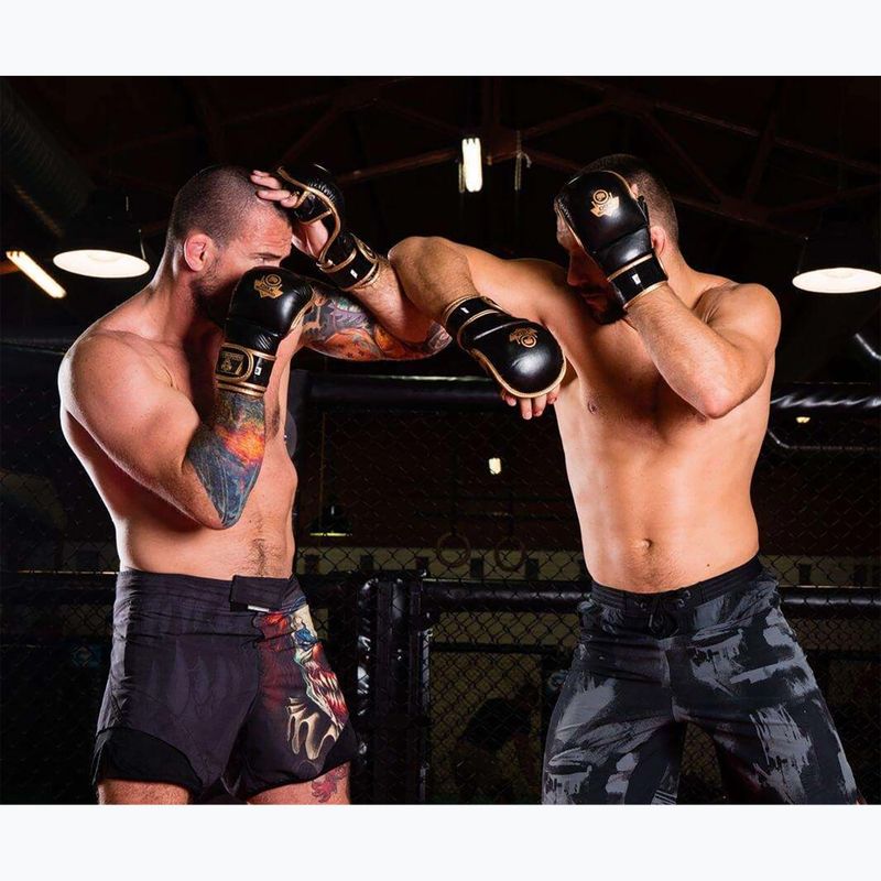 Mănuși de antrenament din piele Bushido MMA, negru, Arm-2011D-M 17
