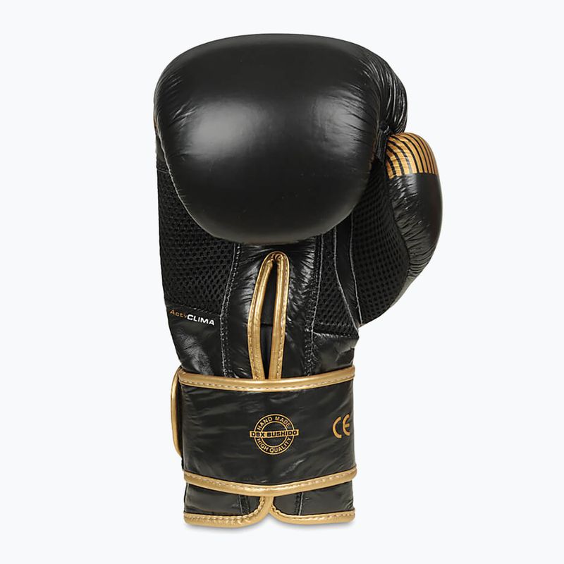 Mănuși de box din piele naturală Bushido, negru, B-2v13-10oz 7