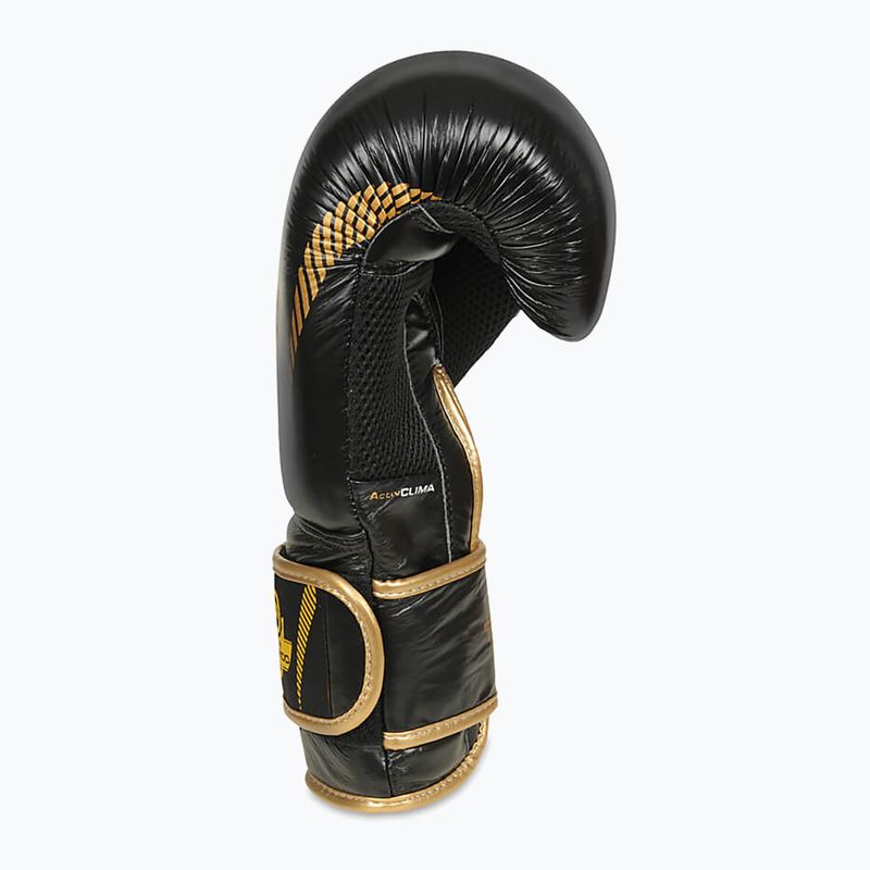 Mănuși de box din piele naturală Bushido, negru, B-2v13-10oz 9